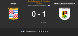 Oriese - Montanaso
