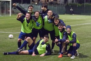 Un gruppo di giocatori della Prima Squadra