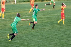 I festeggiamenti dopo un gol