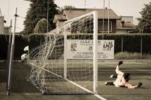 Il gol su rigore di Marco Agosto