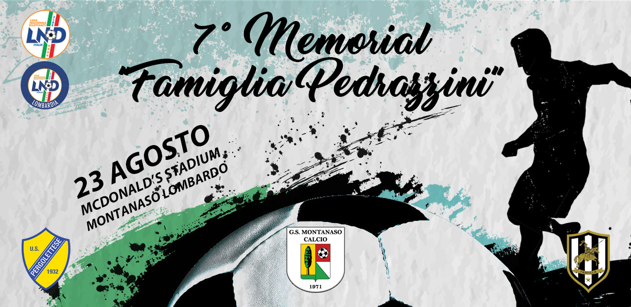 Il Memorial “Famiglia Pedrazzini”arriva alla settima edizione