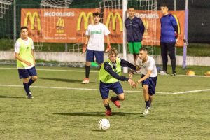 Gli Allievi Fascia A in allenamento