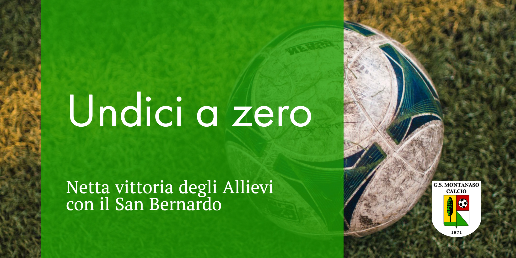 Netta vittoria degli Allievi sul San Bernardo