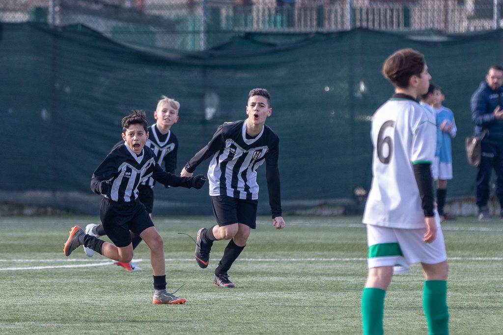 Il Fanfulla festeggia dopo il gol del pareggio in extremis
