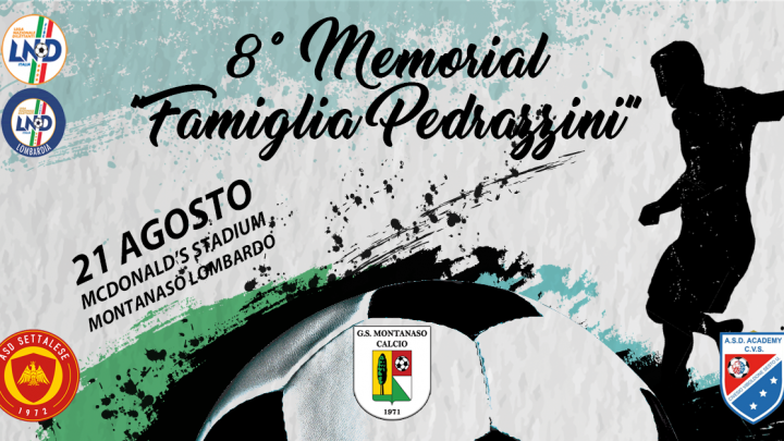 In arrivo l’ottava edizione del Memorial “Famiglia Pedrazzini”