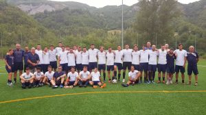 La squadra in ritiro