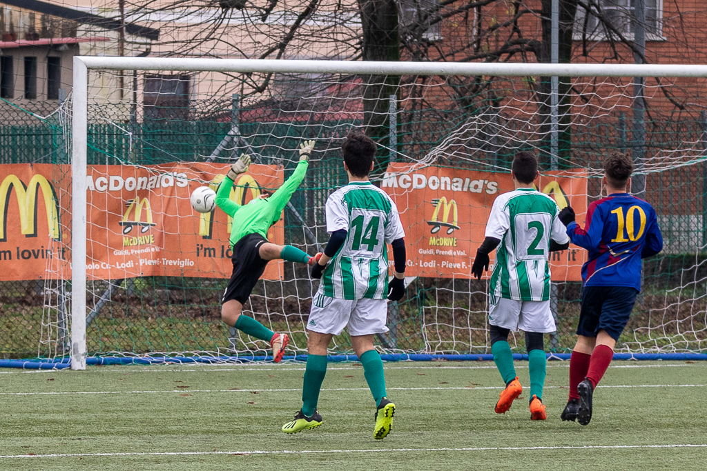 Il gol del pareggio del Sancolombano.