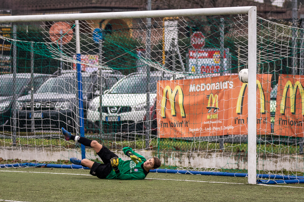 Il gol di Maietta.
