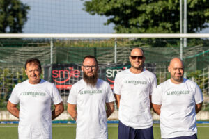 Lo staff della Juniores: Ferruccio, Nico, Pietro e Filippo