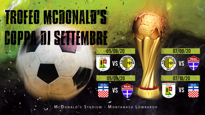 Trofeo McDonald’s – coppa di settembre, edizione 2020