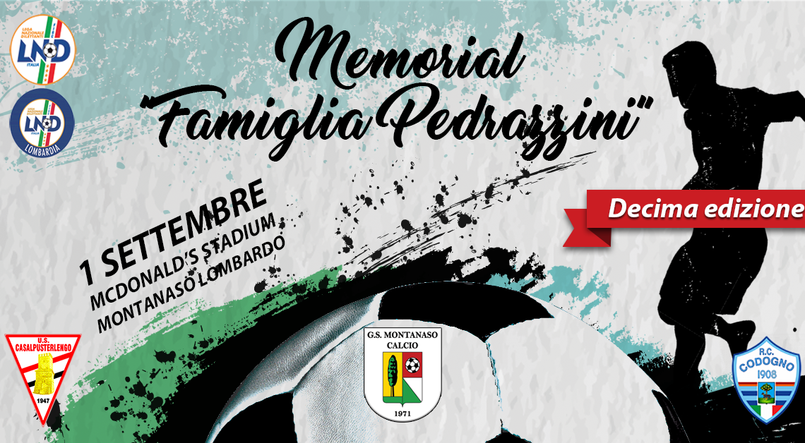 Memorial “Famiglia Pedrazzini”: e sono dieci